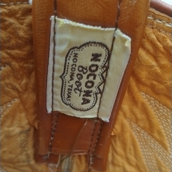 Nocona Mens Boots Lizard Skin Brown Leather Cowboy Western Size 9D - Picture 9 of 12